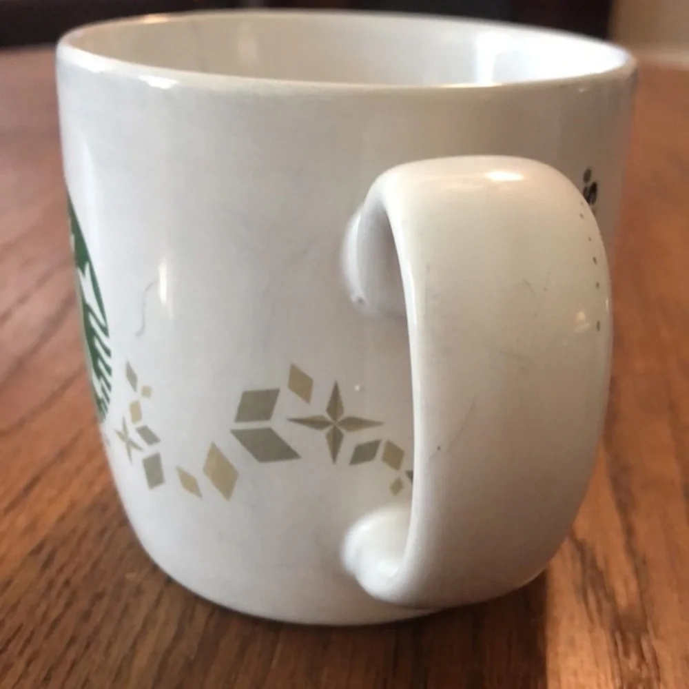 Starbucks Shared Moments 2013 Holiday Collection Christmas Mug Coffee Used cond